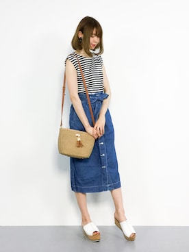 miyaseさん（レディース・166cm）の夏コーディネート
