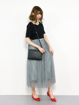 miyaseさん（レディース・166cm）の夏コーディネート