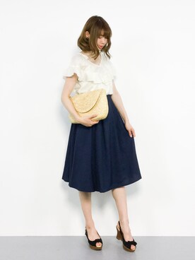 miyaseさん（レディース・166cm）の夏コーディネート