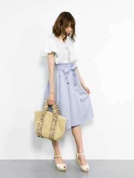 miyaseさん（レディース・166cm）の夏コーディネート
