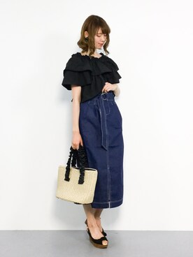 miyaseさん（レディース・166cm）の夏コーディネート