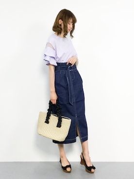 miyaseさん（レディース・166cm）の夏コーディネート