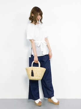 miyaseさん（レディース・166cm）の夏コーディネート