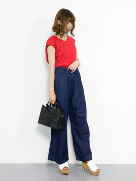 miyaseさん（レディース・166cm）の夏コーディネート