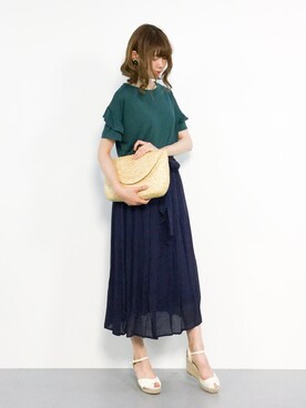 miyaseさん（レディース・166cm）の夏コーディネート