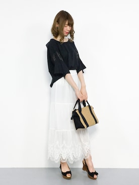 miyaseさん（レディース・166cm）の夏コーディネート