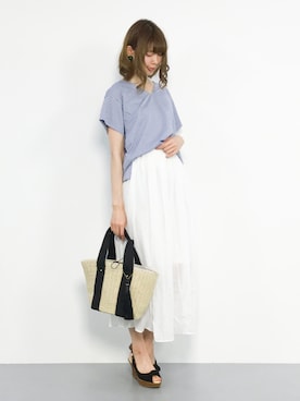 miyaseさん（レディース・166cm）の夏コーディネート