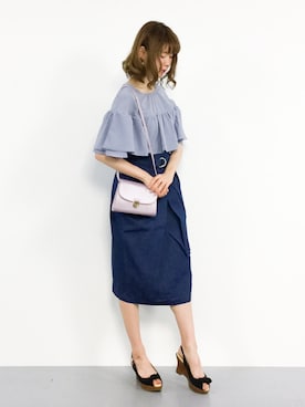 miyaseさん（レディース・166cm）の夏コーディネート