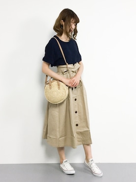 miyaseさん（レディース・166cm）の夏コーディネート