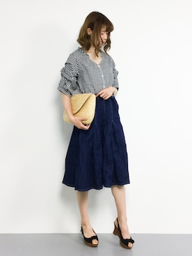 miyaseさん（レディース・166cm）の夏コーディネート