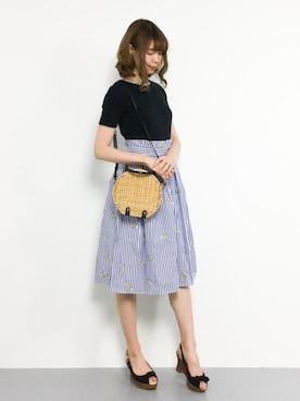 miyaseさん（レディース・166cm）の夏コーディネート