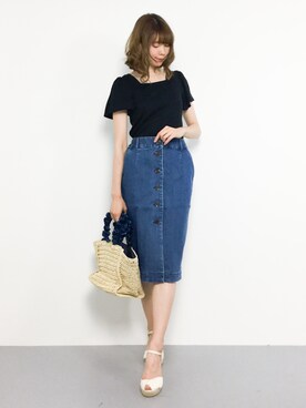 miyaseさん（レディース・166cm）の夏コーディネート