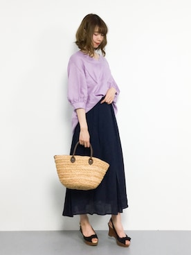 miyaseさん（レディース・166cm）の夏コーディネート