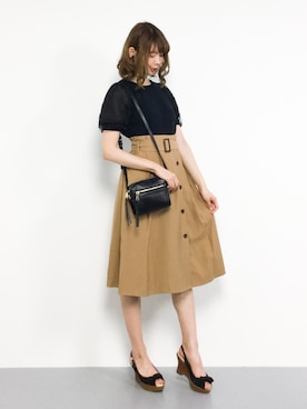 miyaseさん（レディース・166cm）の夏コーディネート