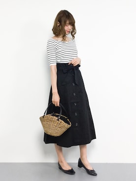 miyaseさん（レディース・166cm）の夏コーディネート