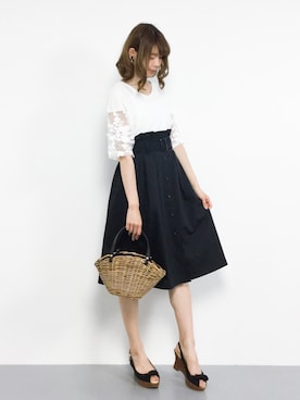 miyaseさん（レディース・166cm）の夏コーディネート