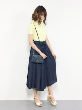 miyaseさん（レディース・166cm）の夏コーディネート