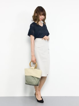 miyaseさん（レディース・166cm）の夏コーディネート