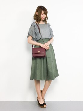 miyaseさん（レディース・166cm）の夏コーディネート