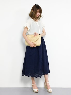 miyaseさん（レディース・166cm）の夏コーディネート