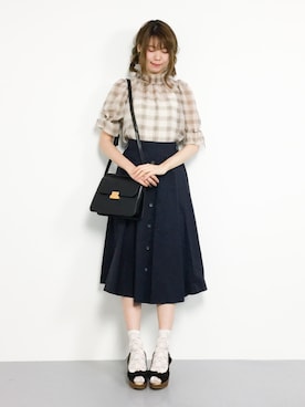 miyaseさん（レディース・166cm）の夏コーディネート