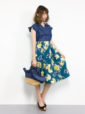 miyaseさん（レディース・166cm）の夏コーディネート