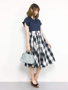 miyaseさん（レディース・166cm）の夏コーディネート