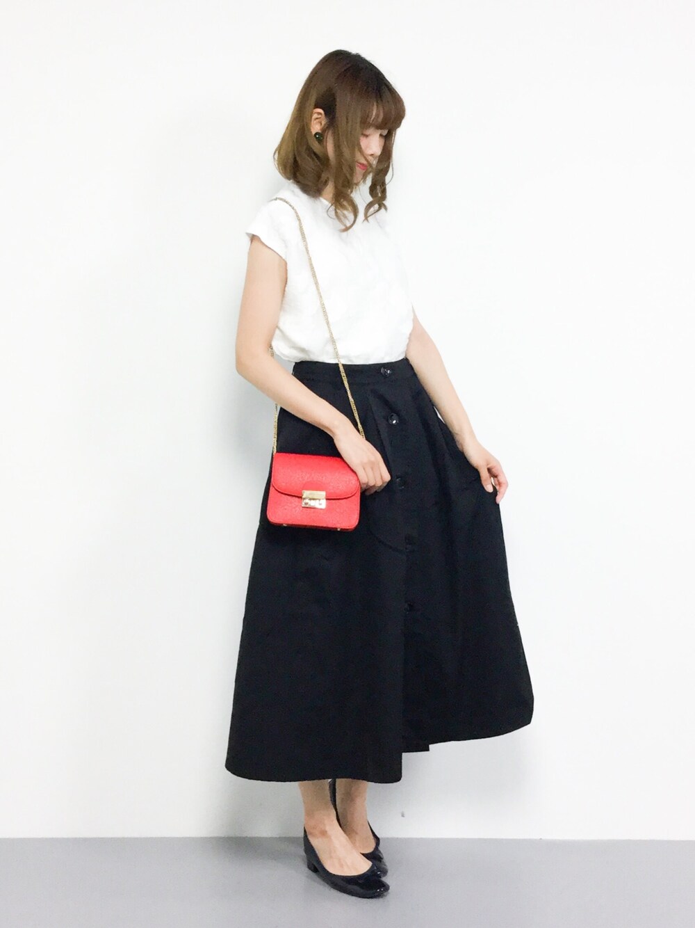 ◇ユナイテッドアローズ カットジャカード スリットネックブラウス 美