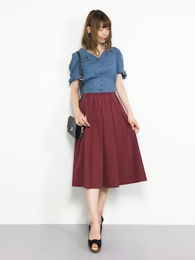 miyaseさん（レディース・166cm）の夏コーディネート