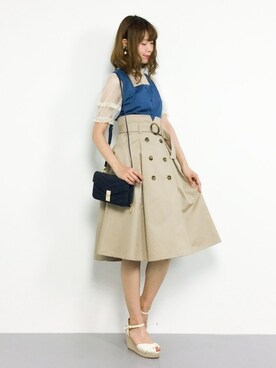 miyaseさん（レディース・166cm）の夏コーディネート