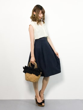 miyaseさん（レディース・166cm）の夏コーディネート