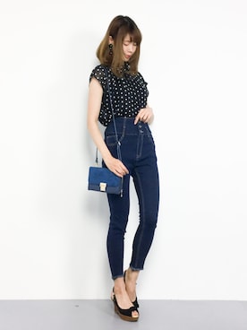 miyaseさん（レディース・166cm）の夏コーディネート