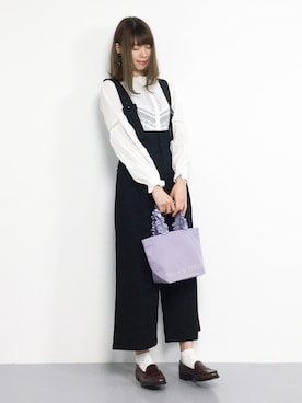 「フリルトート」｜miyaseさん（レディース・166cm）の秋コーディネート