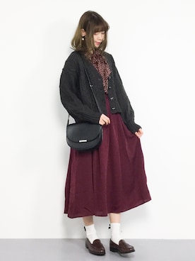 miyaseさん（レディース・166cm）の秋コーディネート