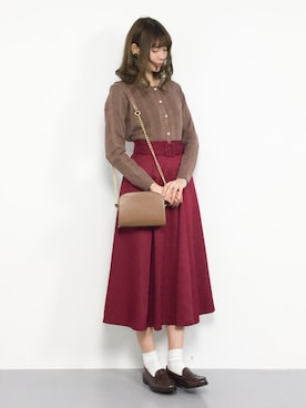 miyaseさん（レディース・166cm）の秋コーディネート