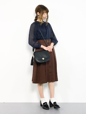 miyaseさん（レディース・166cm）の秋コーディネート