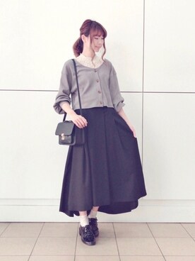 A ZOZOTOWN employee miyase is wearing one after another NICE CLAUP "サラフリープチハイインナー"