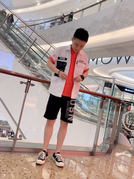 「AVIREX（アヴィレックス）のアイテム（アンサンブル）」を使った、狗哥さん（メンズ・170cm）の春コーディネート