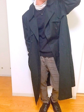 「RAGEBLUE（レイジブルー）のアイテム（ブーツ）」を使った、海斗さん（メンズ・172cm）の冬コーディネート