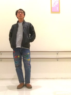 「アイテム（ブルゾン）」を使った、カネゴンさん（メンズ・170cm・30代）の春コーディネート