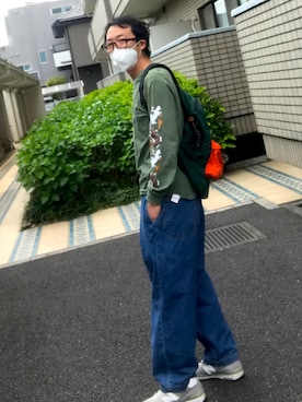 「gilet（ジレ）のアイテム」を使った、カネゴンさん（メンズ・170cm）の春コーディネート