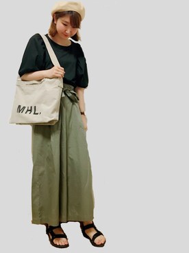 森ぽん。さん（レディース・169cm）の夏コーディネート