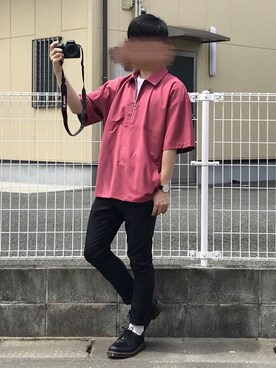 「アイテム（その他トップス）」を使った、SHÜИさん（メンズ・175cm）の秋コーディネート