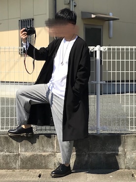 「アイテム（その他アウター）」を使った、SHÜИさん（メンズ・175cm・20代）の秋コーディネート
