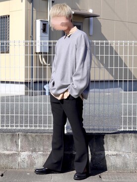 「アイテム（ピアス（片耳用））」を使った、SHÜИさん（メンズ・175cm・20代）の秋コーディネート