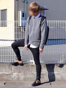 「アイテム（ピアス（片耳用））」を使った、SHÜИさん（メンズ・175cm・20代）の冬コーディネート