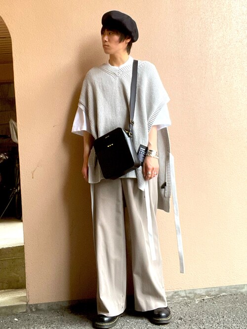 SHAREEF（シャリーフ）の「【SHAREEF】EX.OVER KNIT VEST（ベスト 