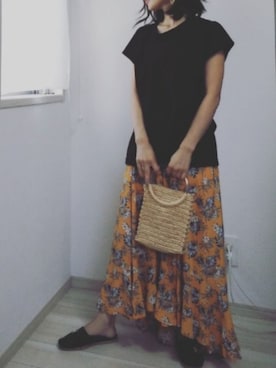 「IN THE MARKET（インザマーケット）のアイテム」を使った、pony-sannさん（レディース・147cm）の夏コーディネート