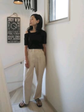「ミカヅキモモコ（ミカヅキモモコ）のアイテム（ピアス（両耳用））」を使った、pony-sannさん（レディース・147cm）の夏コーディネート