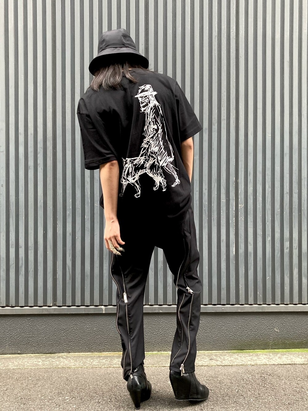 keito｜Yohji YamamotoのTシャツ/カットソーを使ったコーディネート   WEAR